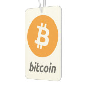 オリジナルビットコインロゴシンボルCrypto Air Freshener カーエアーフレッシュナー (左)