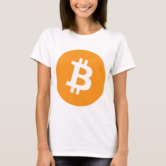 オリジナルビットコイン(BTC)ロゴ Tシャツ (正面)