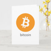 オリジナルビットコインBtc カード (黄色い花)