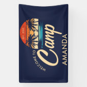 オリジナルビーチキャンプ ブライズパーティー カスタム 横断幕 (縦)