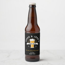 オリジナルビールボトルラベル - 黒のビアスタイン ビールラベル