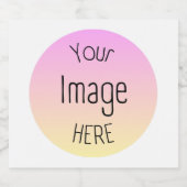 オリジナルビールラベル - 写真/ロゴでカスタマイズ ビールラベル (シングルラベル)