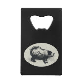 オリジナルピグスケッチと2019ボトルオープナー クレジットカード栓抜き (裏面)