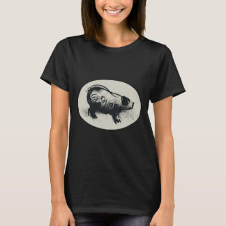 オリジナルピグスケッチ2019 B女性Tシャツ Tシャツ