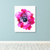 オリジナルピンク牡丹 – カスタマイズ可能== キャンバスプリント (インサイチュ (ウッドフロア))