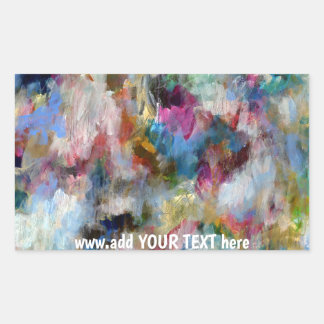 オリジナルファインアートギフト及び郵送のためのシール 長方形シール