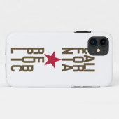 オリジナルファッション文字デザインカリフォルニア共和国 Case-Mate iPhoneケース (裏面(横))