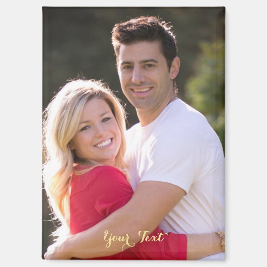 オリジナルファミリーフォトテキスト冷蔵庫食洗機 マグネット (正面)