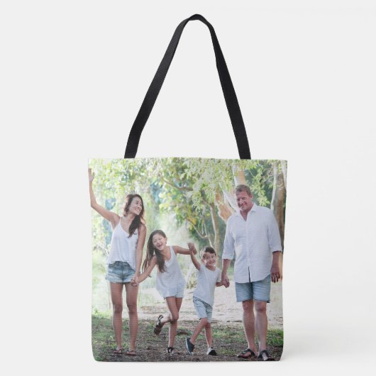 オリジナルファミリーフォト両面トート トートバッグ (正面)