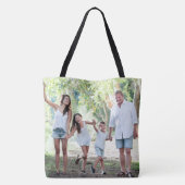 オリジナルファミリーフォト両面トート トートバッグ (裏面)