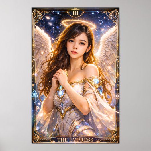 オリジナルファンタジー肖像画アート - アナコレクション ポスター (正面)
