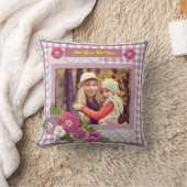 オリジナルフォトフレーム（名前・メッセージ入り） クッション (ブランケット)