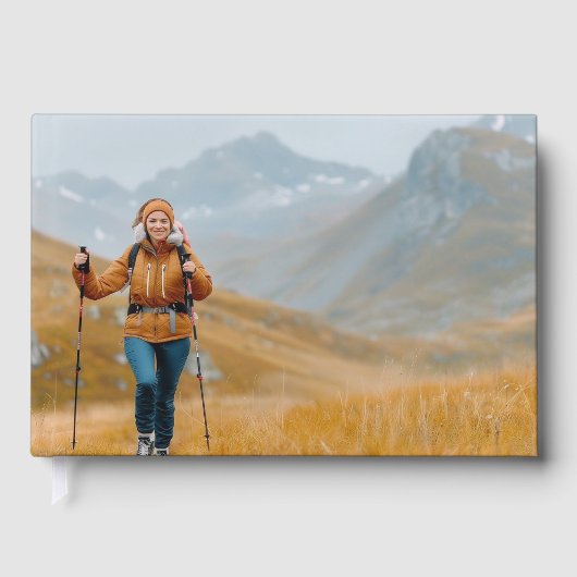 オリジナルフォトブック - パーソナライズされた思い出のアルバムギフト ゲストブック (正面)