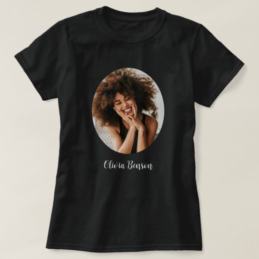 オリジナルフォト＆ネームTシャツを作ろう Tシャツ (デザイン正面)