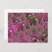 ~オリジナルフラクタルデザイン~ラズベリーアイス~ ポストカード (正面/裏面)