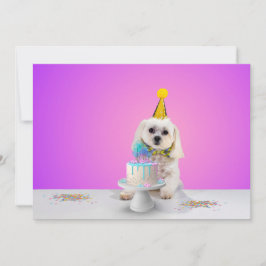 オリジナルフラットパーティー招待カード 5x7 招待状