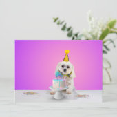 オリジナルフラットパーティー招待カード 5x7 招待状 (スタンド正面)