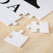 オリジナルフラワーアルファベットAモノグラム ジグソーパズル (側面)