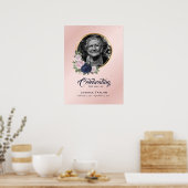 オリジナルフラワー お別れの式場看板 ポスター (キッチン)