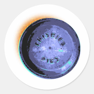 オリジナルフリスビーパイポップ・アートのティンアート ラウンドシール