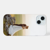 オリジナルフルフォトウェディングカップルアニバーサリー iPhone 15ケース (裏面横)