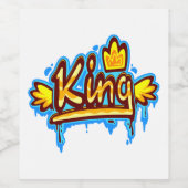 オリジナルフード＆ドリンクラベルセット ワインラベル (シングルラベル)