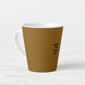 オリジナルブラウンを作成する カフェラテマグ (左アングル)