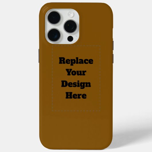 オリジナルブラウンを作成する Case-Mate iPhoneケース (裏面)