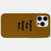 オリジナルブラウンを作成する Case-Mate iPhoneケース (裏面 (横))