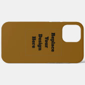 オリジナルブラウンを作成する Case-Mate iPhoneケース (裏面 (横))
