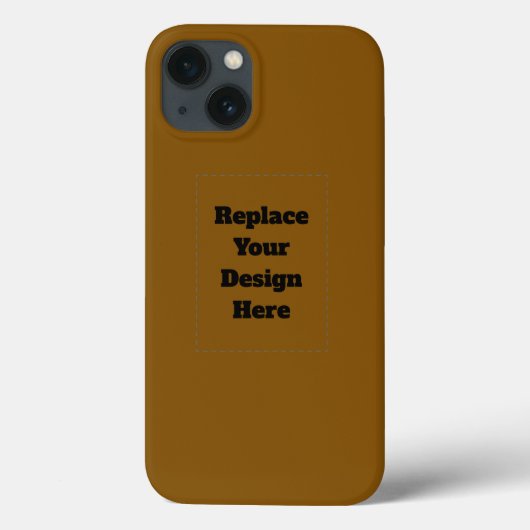 オリジナルブラウンを作成する Case-Mate iPhoneケース (裏面)