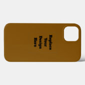 オリジナルブラウンを作成する Case-Mate iPhoneケース (裏面 (横))
