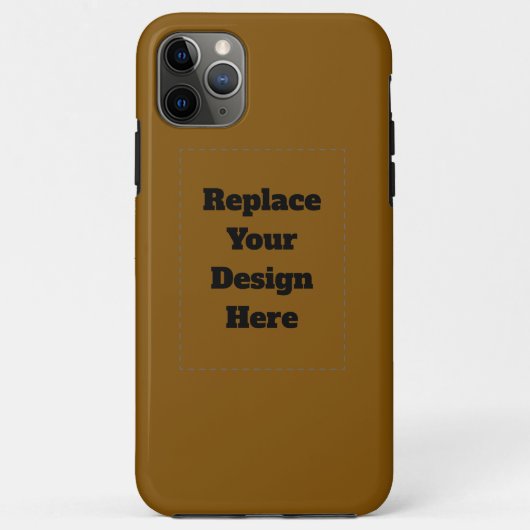 オリジナルブラウンを作成する Case-Mate iPhoneケース (裏面)