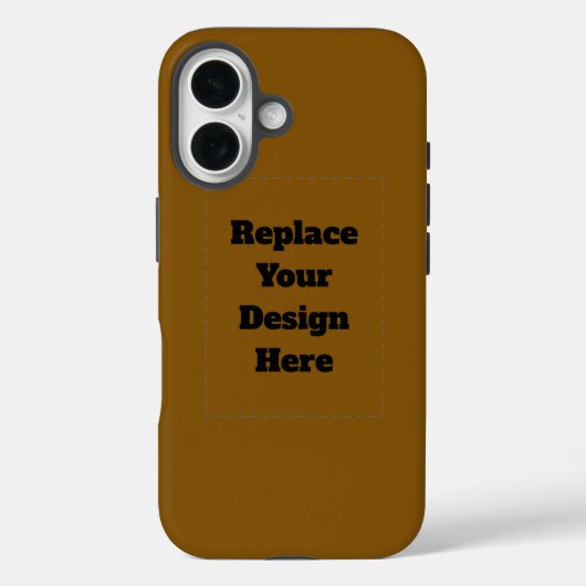 オリジナルブラウンを作成する Case-Mate iPhoneケース (裏面)