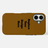 オリジナルブラウンを作成する Case-Mate iPhoneケース (裏面 (横))