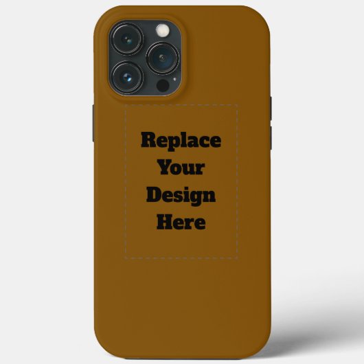 オリジナルブラウンを作成する Case-Mate iPhoneケース (裏面)