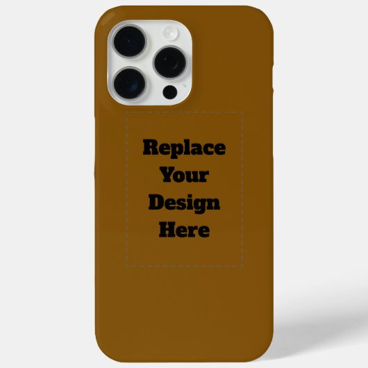 オリジナルブラウンを作成する Case-Mate iPhoneケース (裏面)