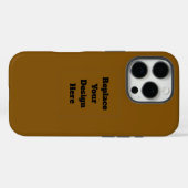 オリジナルブラウンを作成する Case-Mate iPhoneケース (裏面 (横))