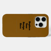 オリジナルブラウンを作成する Case-Mate iPhoneケース (裏面 (横))