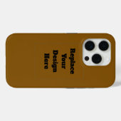 オリジナルブラウンを作成する Case-Mate iPhoneケース (裏面 (横))
