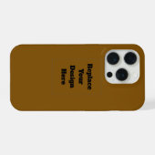 オリジナルブラウンを作成する iPhoneケース (裏面横)