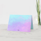 オリジナルブランクグリーティングカード カード (裏面)