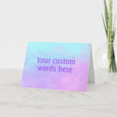 オリジナルブランクグリーティングカード カード (正面)