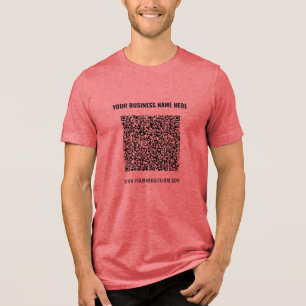 オリジナルブランドQRコードビジネス例 トライブレンドTシャツ