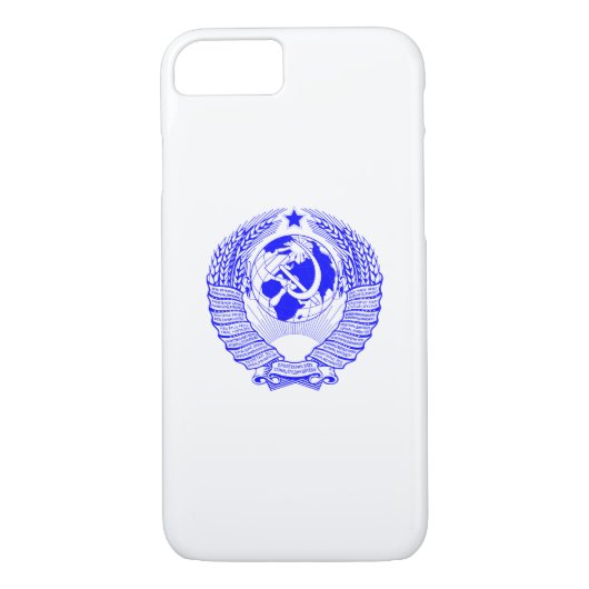オリジナルブルー州エンブレムUSSR Case-Mate iPhoneケース (裏面)