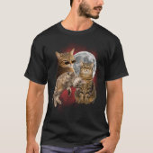 オリジナルブートレグ猫写真Tシャツギフト Tシャツ (正面)