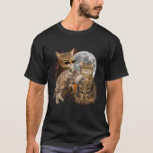 オリジナルブートレグ猫写真Tシャツギフト Tシャツ (正面)