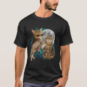 オリジナルブートレグ猫写真Tシャツギフト Tシャツ (正面)