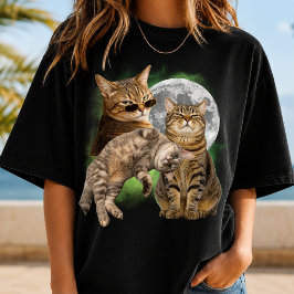 オリジナルブートレグ猫写真Tシャツギフト Tシャツ