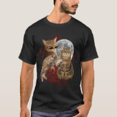 オリジナルブートレグ猫写真Tシャツギフト Tシャツ (正面)